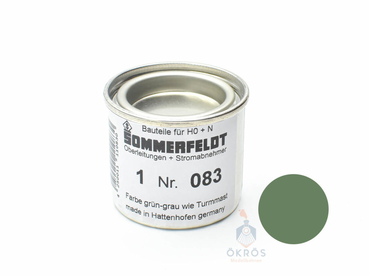 Sommerfeldt 083 Farbe – RAL6011 (resedagrün) – für Strecken und Turmmast