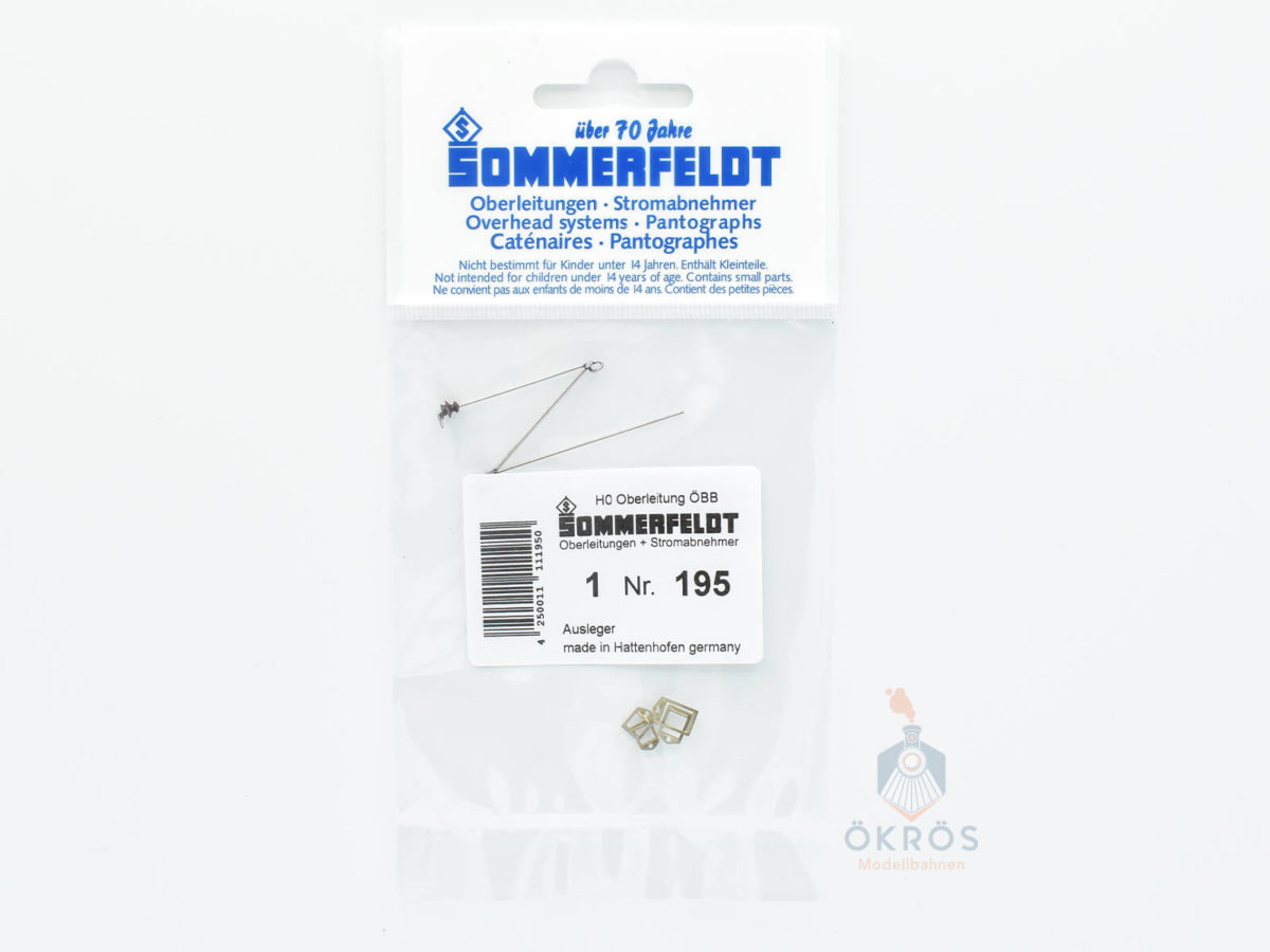 Sommerfeldt 195 Ausleger – H0 – für Masten #192/193...
