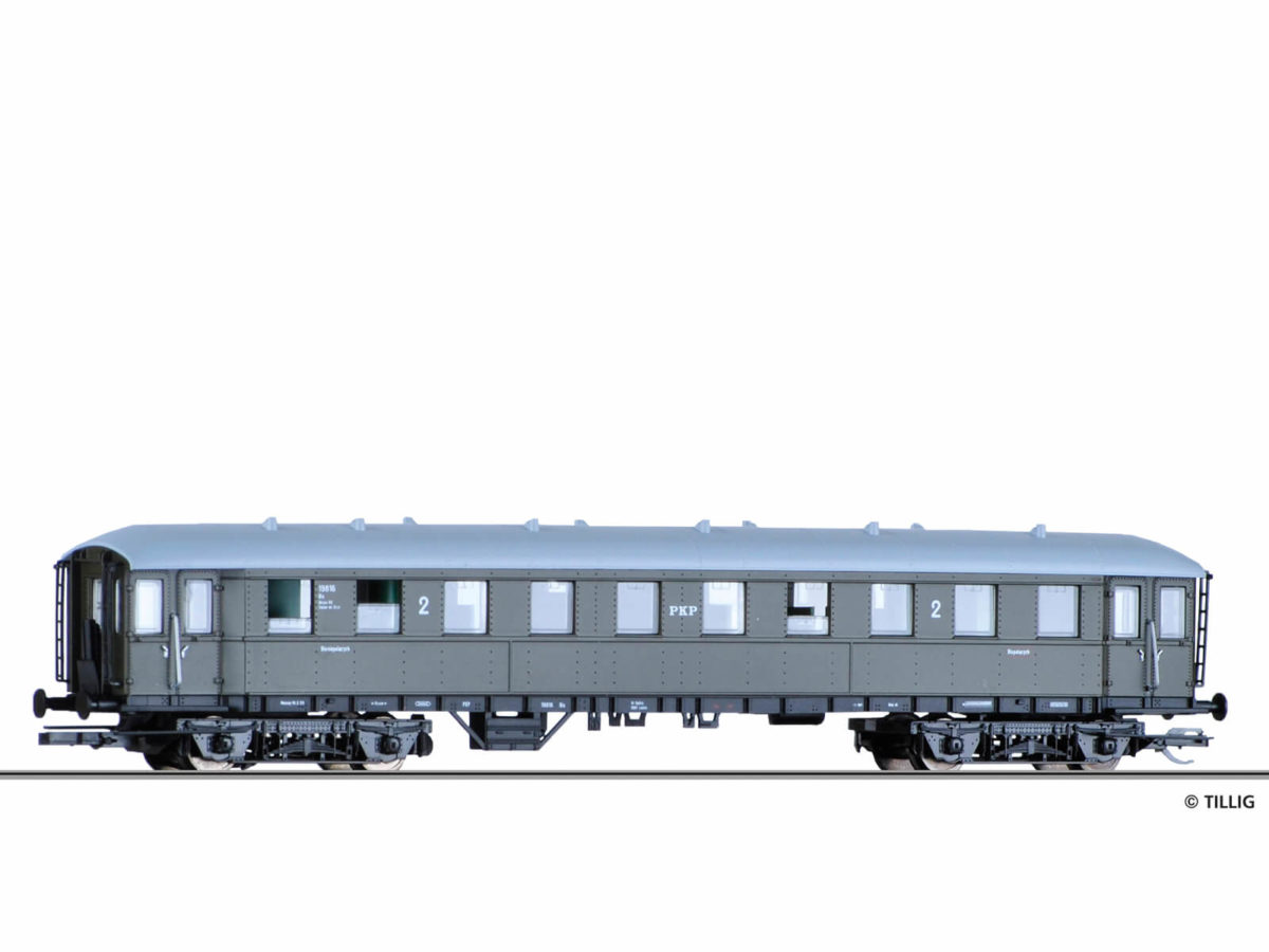 Tillig 13355 Reisezugwagen 2. Klasse Bix der PKP, Ep. III...