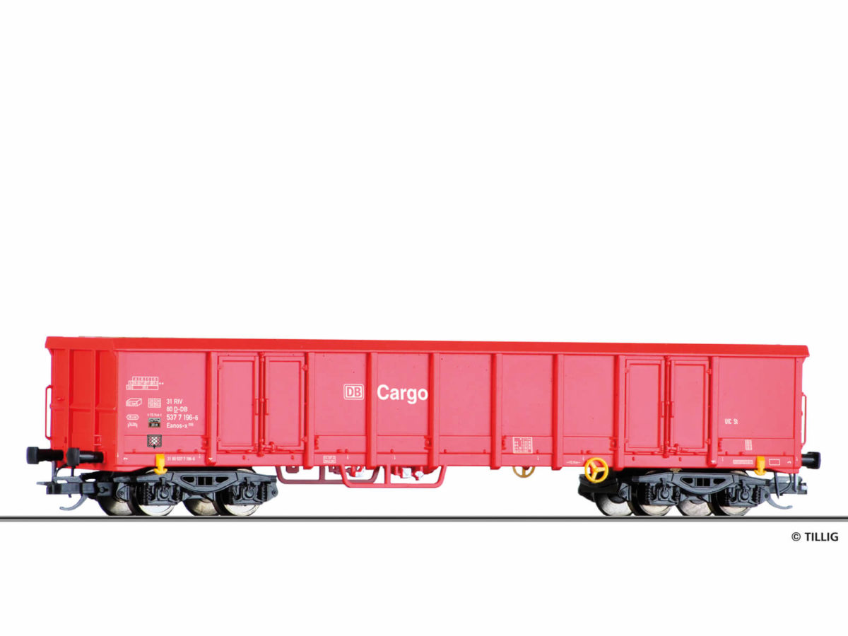 Tillig 15699 Offener Güterwagen Eanos-x 055 der DB Cargo, Ep. VI...