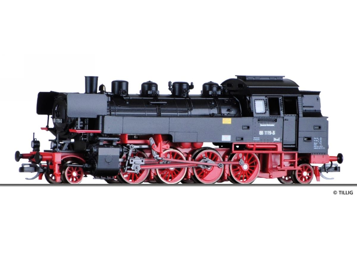 Tillig 02182 Dampflokomotive BR 86 „Usedom“ der DR, Ep. IV...