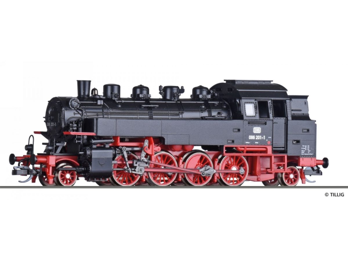 Tillig 02183 Dampflokomotive BR 086 der DB, Ep. IV...