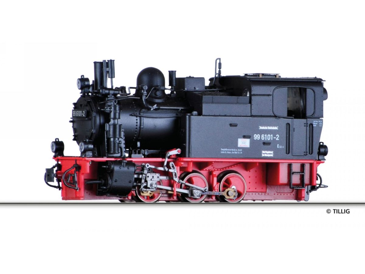 Tillig 02921 Dampflokomotive 99 6101-2 der DR, Ep. IV...